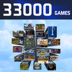 For PS1/PSP/N64/DC Wired Video Game Machine Box 4K HD Display, UK Plug, 64G UK Plug, 128G UK Plug, 256G UK Plug