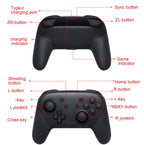 L-0326 Wireless Gamepad For Switch Pro,Style:, Black, Green Pink, Black - Full Function + NFC + Wake-up (1: 1), Green Pink - Full Function + NFC + Wake-up (1: 1), Monster Hunter Full Function + NFC + Wake-up (1: 1), Black - Full Function HD Edition    ...