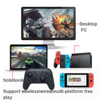 L-0326 Wireless Gamepad For Switch Pro,Style:, Black, Green Pink, Black - Full Function + NFC + Wake-up (1: 1), Green Pink - Full Function + NFC + Wake-up (1: 1), Monster Hunter Full Function + NFC + Wake-up (1: 1), Black - Full Function HD Edition    ...