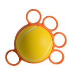 Five-Finger Grip Ball Finger Strength Rehabilitation Training Equipment, Specification: 25 Pound Round (Silicone Sleeve), 25 Pound Round (Silicone Sleeve), 10 Pound Round (Silicone Sleeve), 30 Pound Oval (Silicone Sleeve)