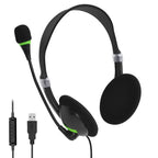 USB440 Universal USB Computer Cable Head Wearable Electricity Music Voice Headphones
