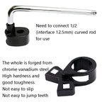 Directional Rudder Wrench Inner Ball Head Screw Rod Disassembly Tool, Multifunctional, Bidirectional, Universal