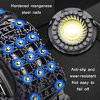 For 175~265cm Snow Emergency Snow Chains For Car SUV General Tires, Yellow 8764A, Black 8764B