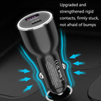 QL845C PD 45W USB-C / Type-C + QC 3.0 USB Car Charger, QL845C