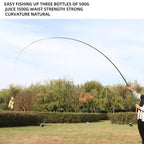 Carbon Short Section Fishing Rod Short Section Positioning Handle Rod, 3.6m, 4.5m, 5.4m, 6.3m