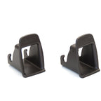 10 Pairs CSJY-4001 Car Child Safety Seat Interface Guide Slot, Black, Red
