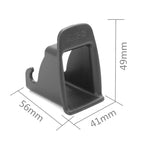 10 Pairs CSJY-4001 Car Child Safety Seat Interface Guide Slot, Black, Red