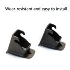 10 Pairs CSJY-4001 Car Child Safety Seat Interface Guide Slot, Black, Red