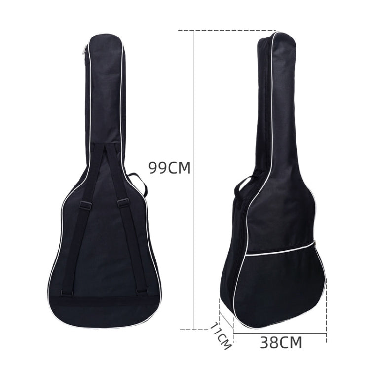 Cotton Padded Oxford Cloth Backpack, Spec:, For 38 inch Guitar, For 40/41 inch Guitar, For 21 inch Ukulele, For 23 inch Ukulele