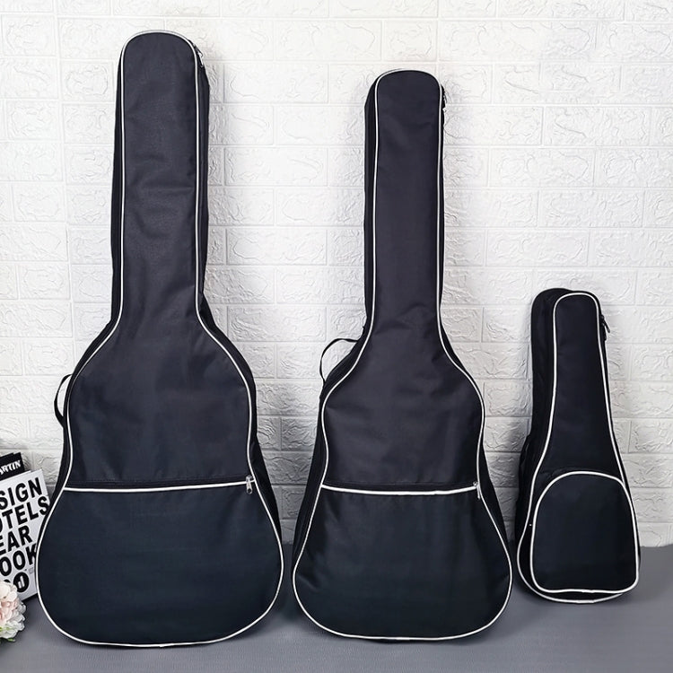 Cotton Padded Oxford Cloth Backpack, Spec:, For 38 inch Guitar, For 40/41 inch Guitar, For 21 inch Ukulele, For 23 inch Ukulele