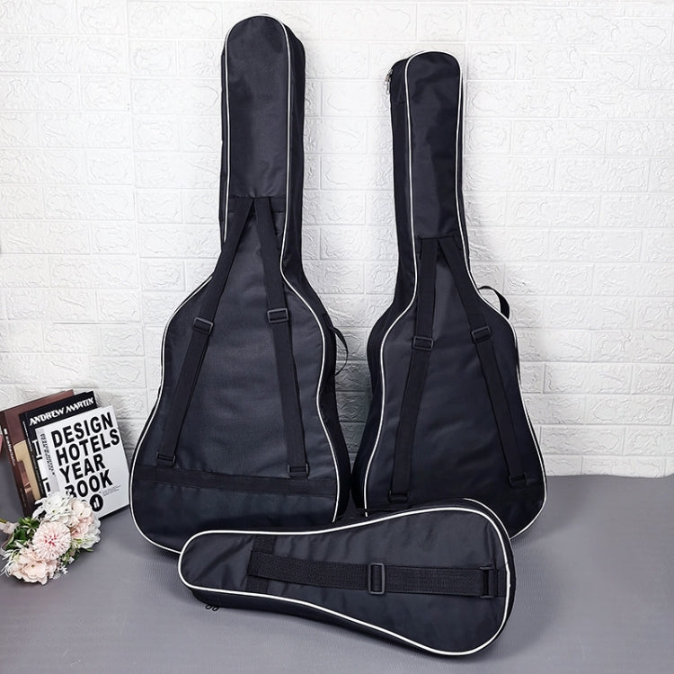 Cotton Padded Oxford Cloth Backpack, Spec:, For 38 inch Guitar, For 40/41 inch Guitar, For 21 inch Ukulele, For 23 inch Ukulele