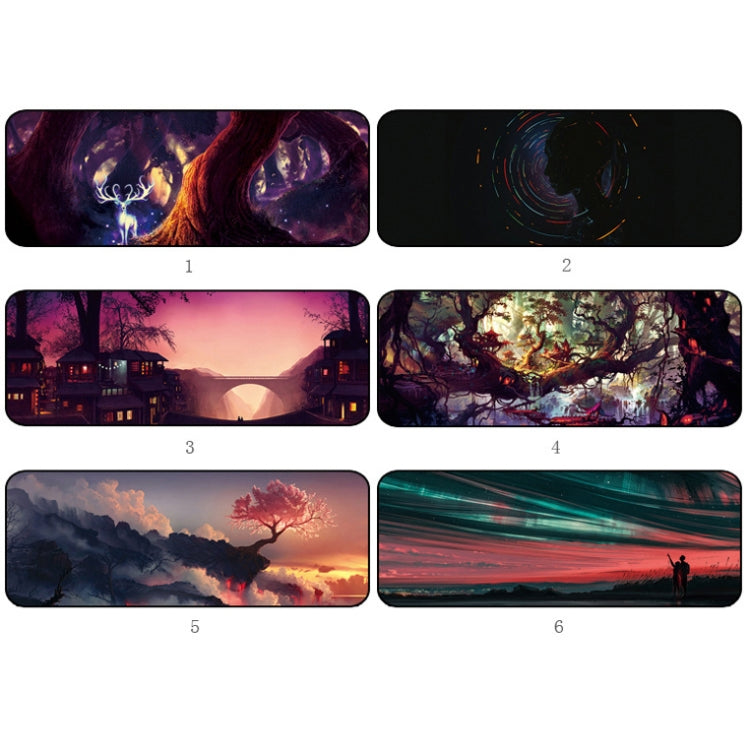 Hand-Painted Fantasy Pattern Mouse Pad, Size:, 300 x 800 x 1.5mm Not Overlocked, 300 x 800 x 2mm Seaming, 300 x 800 x 3mm Seaming, 300 x 800 x 4mm Seaming, 300 x 800 x 5mm Seaming, 400 x 900 x 1.5mm Not Overlocked, 400 x 900 x 2mm Seaming              ...