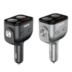 Ozio Car Charger Cigarette Lighter With USB Plug Car Charger, Y34Q 5.3A Silver, Y34Q 5.3A Black, Y48Q 6.5A Black, Y48Q 6.5A Silver