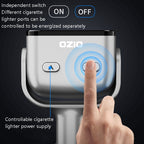 Ozio Car Charger Cigarette Lighter With USB Plug Car Charger, Y34Q 5.3A Silver, Y34Q 5.3A Black, Y48Q 6.5A Black, Y48Q 6.5A Silver
