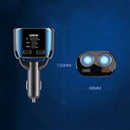 Ozio Car Charger Cigarette Lighter Conversion Plug USB Car Fast Flashing Charger, CL48Q Black, CL48Q Blue, CL48 PD Black, CL48 PD Blue