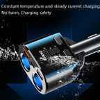Ozio Car Charger Cigarette Lighter Conversion Plug USB Car Fast Flashing Charger, CL48Q Black, CL48Q Blue, CL48 PD Black, CL48 PD Blue