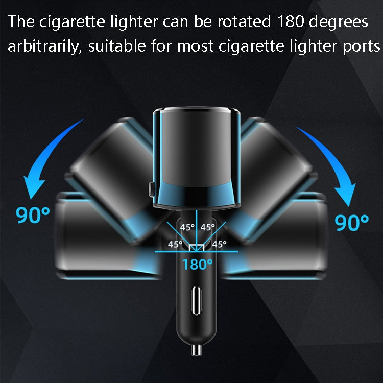 Ozio Car Charger Cigarette Lighter Conversion Plug USB Car Fast Flashing Charger, CL48Q Black, CL48Q Blue, CL48 PD Black, CL48 PD Blue