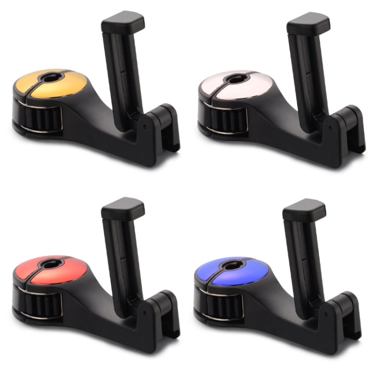 Car Multifunctional Rear Headrest Mobile Phone Hook, Second Generation Gold, Second Generation Silver, Second Generation Red, Second Generation Blue