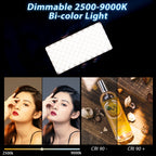 Ulanzi VIJIM VL200 200 LEDs 2500-9000K Dual Color Temperature Fill Light, VIJIM VL200