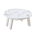 Outdoor Picnic Portable Folding Wine Table, Picnic Table White, Picnic Table Pink