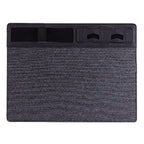 JJ-82401 Mouse Pad with Phone Charging and Phone Holder, Pink, Black, Grey, Brown