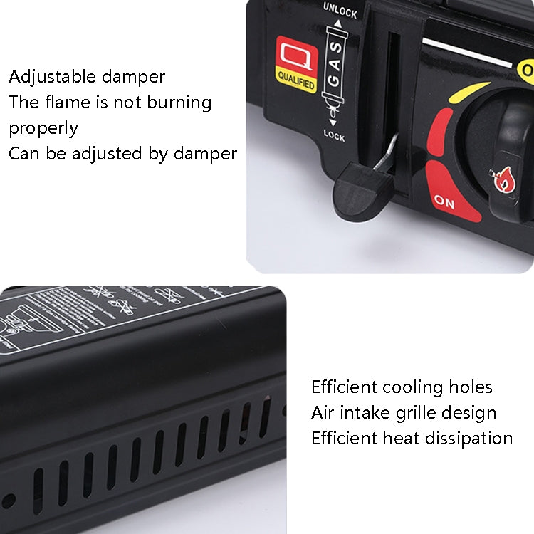 YANCHUAN Outdoor Portable Gas Stove, Style:, Dual-use, Single-use