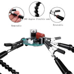 Six-Jaw Aluminum Alloy Soldering Station Repair Workbench, N-SS6LM-BK9