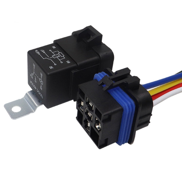 1040 5 Pin Waterproof Integrated Automotive Relay With Bracket, Rated voltage: 12V, 12V, 24V