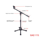 Single Rod Floor Formula Adjustable Microphone Bracket, Style:, GAZ-115, GAZ-201, GAZ-206, GAZ-205, GAZ-202