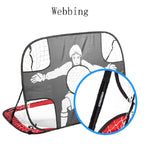 Outdoor Simple Movable Folding Small Football Goal For Children, Webbing, Zipper