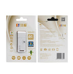 5 PCS FB FB-360 2 in 1 USB Computer Card Reader, White, Black