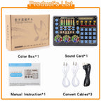 Live Microphone Equipment Sound Card, GAX-X8