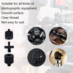 4 PCS Screw Adapter, A18 1/4 Female to M4 Male Screw, A19 1/4 Female to M5 Male  Screw, A20 1/4 Female to M6 Male  Screw, A21 1/4 Female to M8 Male  Screw, A22 1/4 Female to M10 Male  Screw, A23 1/4 Female to M12 Male  Screw, A24 1/4 Male to M4 Male Sc...