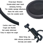 TEYUN PS-3 Microphone Live Recording Noise Reduction Blowout Cover, PS-3