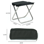 Outdoor Portable Handbag Folding Fishing Stool, Fishing Stool(Black), Fishing Stool(Blue)