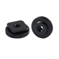 2 PCS Aluminum Hot Shoe Single Nut Screw, 5/8 Male to 1/4 Female Adapter, 5/8 Male to M6 Female Adapter