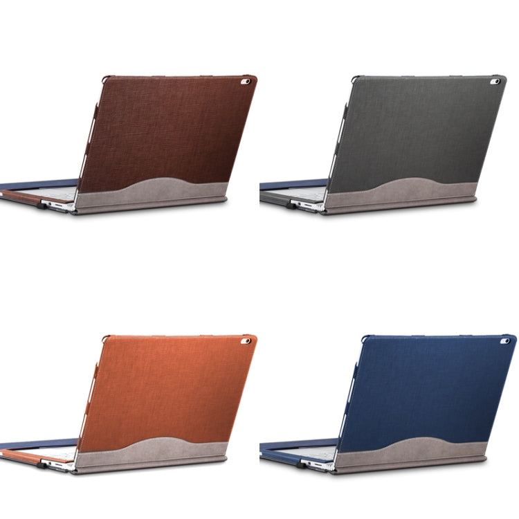 PU Leather Laptop Protective Sleeve, For Microsoft Surface Book 1 13.5 inches, For Microsoft Surface Book 2 13.5 inches, For Microsoft Surface Book 2 15 inches, For Microsoft Surface Book 3 13.5 inches, For Microsoft Surface Book 3 15 inches