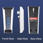 5 in 1 USB HUB For PS5 Console, For PS5   5 in 1