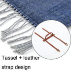 FWP Waterproof Thick Tassel Picnic Mat, Size: 200x150cm, 200x150cm Navy Blue, 200x150cm Coffee