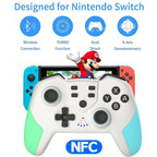 T23 Macro Programming Six-Axis Wireless Bluetooth Handle With NFC For Switch Pro, Green, Mary Red, Blue Green, Blue Pink