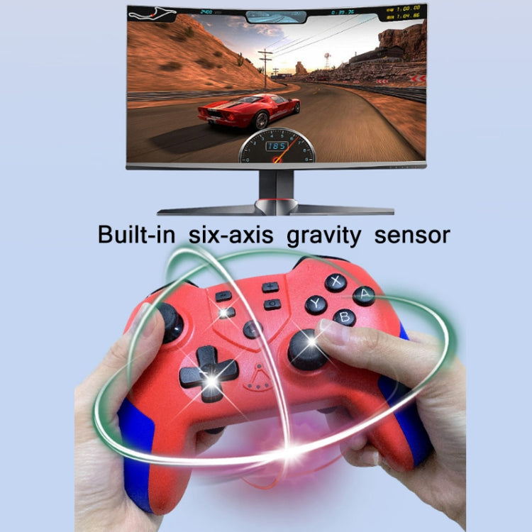 T23 Macro Programming Six-Axis Wireless Bluetooth Handle With NFC For Switch Pro, Green, Mary Red, Blue Green, Blue Pink