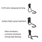 Bicycle Hook Metal Wall Garage Bicycle Rack, 830 On Wall, 820 Groove Board