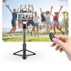 CYKE Q08D Handheld Dual Light Bluetooth Mobile Phone Selfie Stick, Dual Light Version