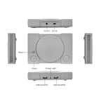 8-Bit Mini Double Players TV Game Console Built-in 620 Games, PS1 mini (US Plug), PS1 mini (EU Plug)