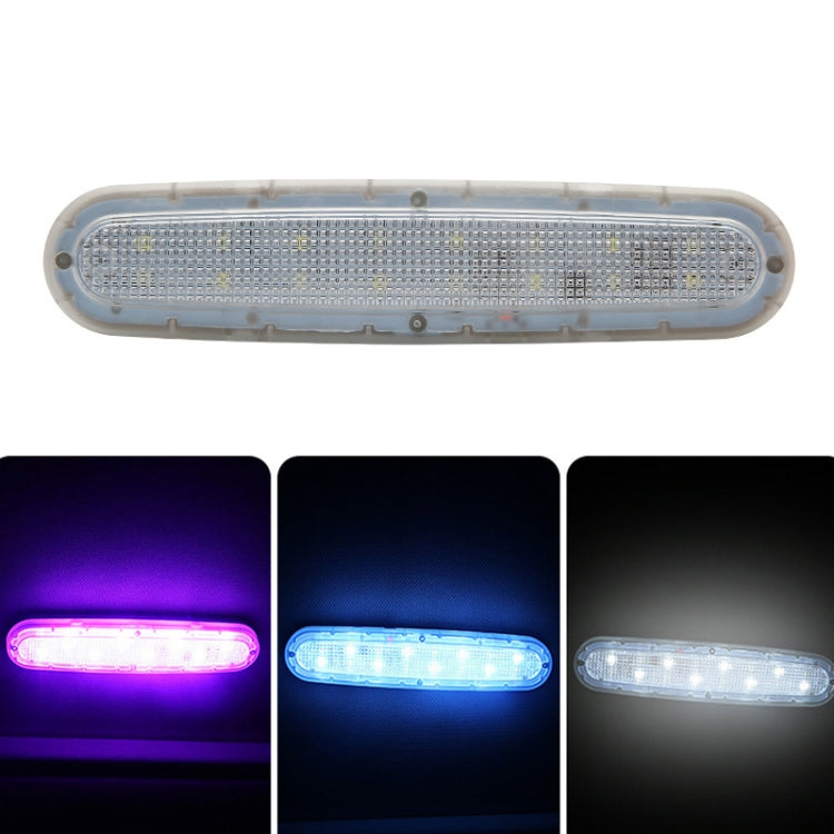 Y-977 Car Reading LED Trunk Light, Blue White, Pure White, White Purple