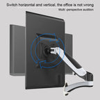 Gibbon Mounts GM112W Wall-Mounted Gas Spring Lifting Computer Monitor Stand