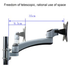 Gibbon Mounts FE111B Punch-Free Wall-Mounted Computer Monitor Stand