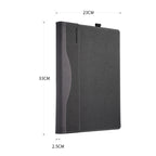 PU Leather Laptop Protective Case For Huawei Honor MagicBook, Dark Gray, Wine Red, Dark Blue