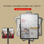 CYKE A22 Bluetooth Remote Control With Tripod Photo Live Bracket, A22-80CM-Black (Dual Camera)