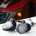 2pcs Motorcycle Steering Lamp Small Shark LED Highlight, MK-100